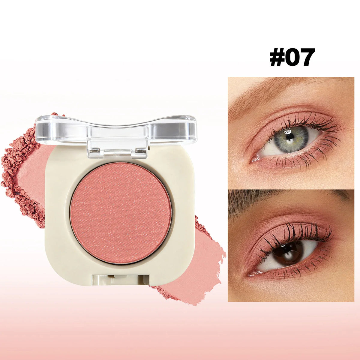 Monochrome Matte Brown Eyeshadow Primer Makeup Lasting Smooth Easy To Wear Nature Brighten Silkworm Eyeshadow Palette 12Colors