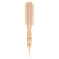 New Type Professional Wood Round Curly Combs For Women Hairdressing Massage Brush Salon Barber Aluminum Tube Hair Styling Comb
