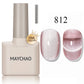 MAYCHAO 10ml Cat Magnetic Gel Nail Polish Cat Eye Glitter Effect Semi Permanent Soak Off UV Gel Varnish Manicure For Nail Art