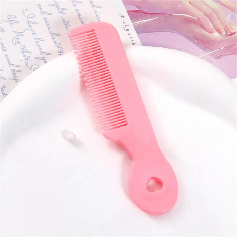 Hair Comb Smooth Handle Cartoon Children's Comb Newborn Hair Cleaning Supplies Infant Comb Head Massager Baby Care Accessories
