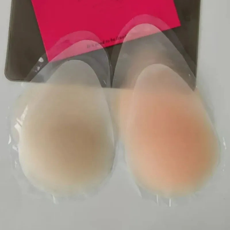 Silicone Seamless Waterdrop Nipple Cover Invisible No Glue Sticky Bra Sticker Thin Nubra Stickers Lifting Breast Pads Pasties