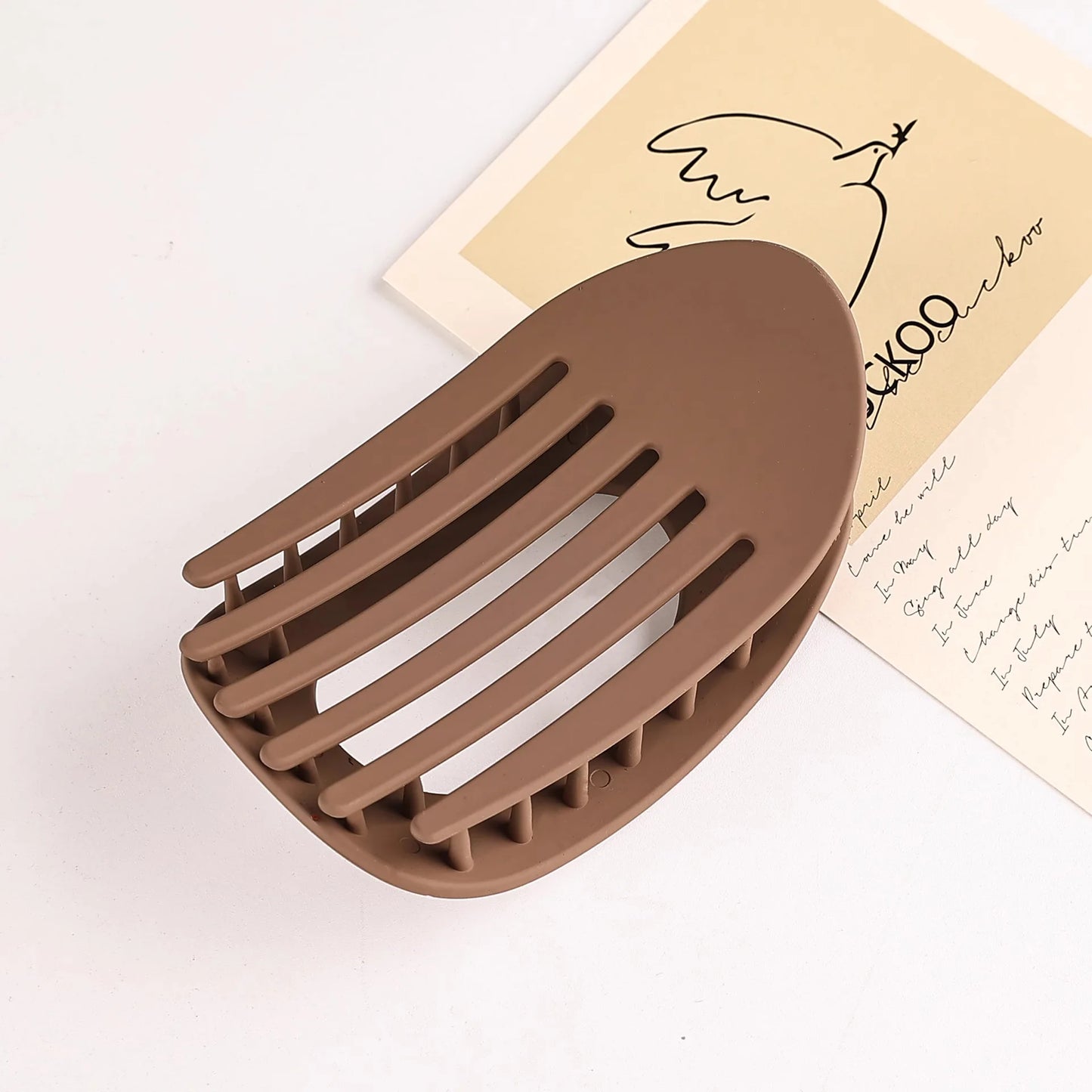 Fashion Duck Beak Clip Hair Clip for Woman Hair Accessories Korean Elegant Autumn Winter Matte Solid Color Large Shark Hairpin