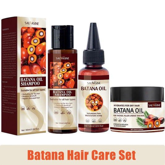 Batana Oil Hair Conditioner Smoothing Nourishing Repair Moisturizing Reduce Split Ends Frizz Enhance Texture Vitamin E Hair Care