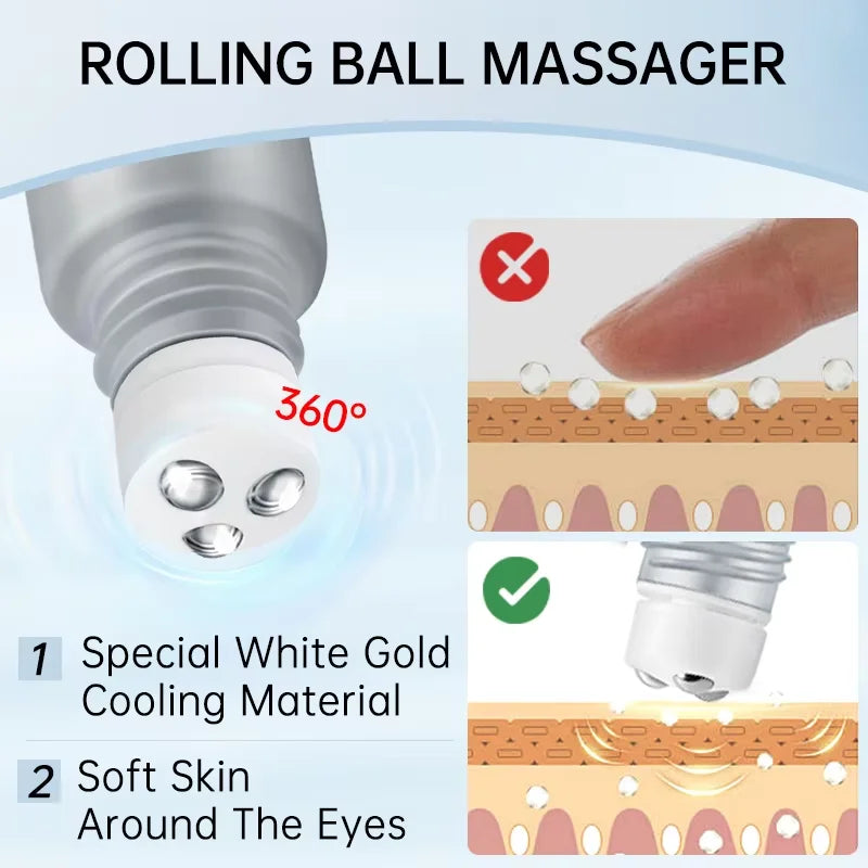4 In 1 Eye Cream Anti Dark Circles Eye Bags Anti-Wrinkle Eye Serum Lifting Firming Eye Skin Care