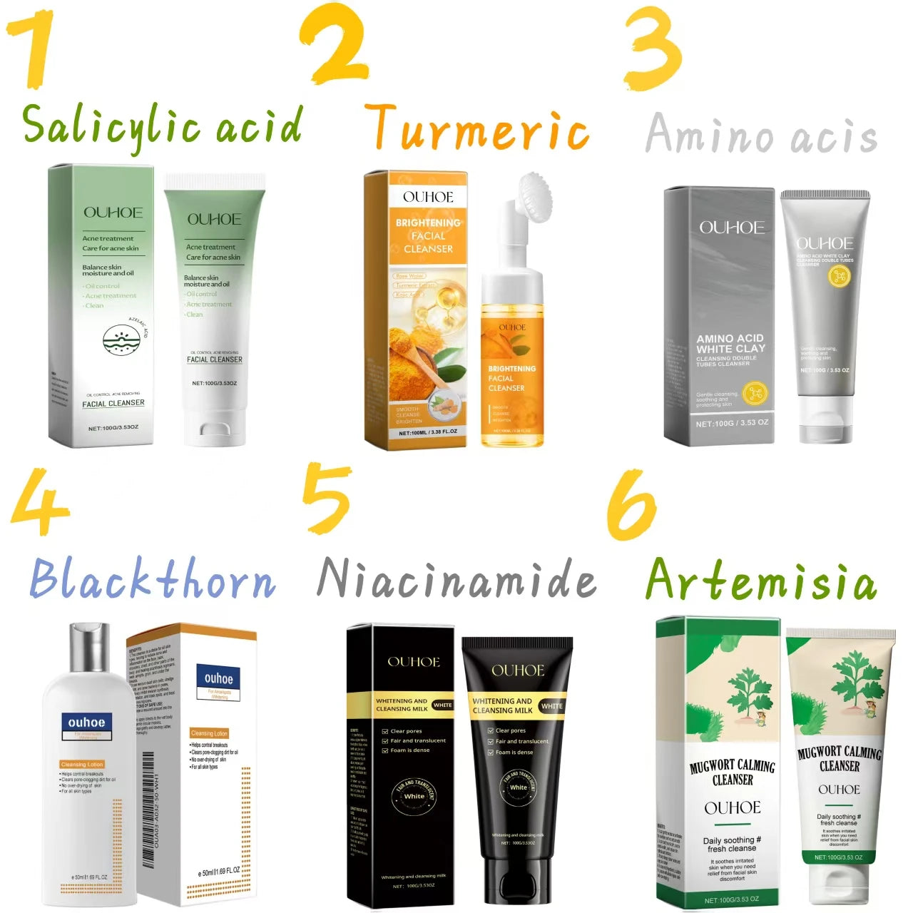 Gentle Facial Cleanser, Daily Hydrating & Refreshing Face Wash, Moisturizing Non-Drying Formula