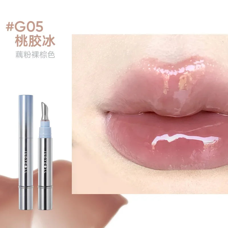 Judydoll Ice Diamond Essence Lip Tint Mirror Water Light Lip Gloss Fading Lip Lines Lipstick Moisturizer Lip Plumping Makeup