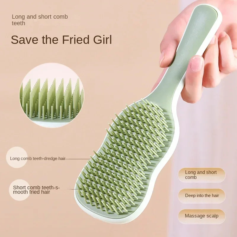 Air Cushion Comb Tangled Hair Comb Hair Brush Massage Anti-knot Reduce Hair Loss Detangling Brush Scalp Massage Comb Barber Tool