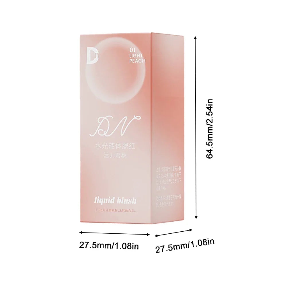Liquid Blusher Lip And Cheek Hydrating Stick Lip Balm Cream Facial Cheek Makeup Blush Powder Rouge Gloss Natural