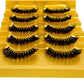 5pairs Mink Eyelashes Invisible Band Lash Extension Natural False Eyelashes Cross Cluster Fairy 3D Faux Big Eye Long Fake Lashes