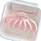 Korea Large Colorful Jelly Pumpkin Hair Claws Clip  Women Elegant Big Hair Back Of Head Coiled Shark  Ponytail Clip Accessories