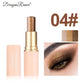 3-color Pearly Eyeshadow Stick Waterproof Metallic Glitter Eye Shadow High Pigmented Shimmer Eyeshadow Highlighter Makeup Stick