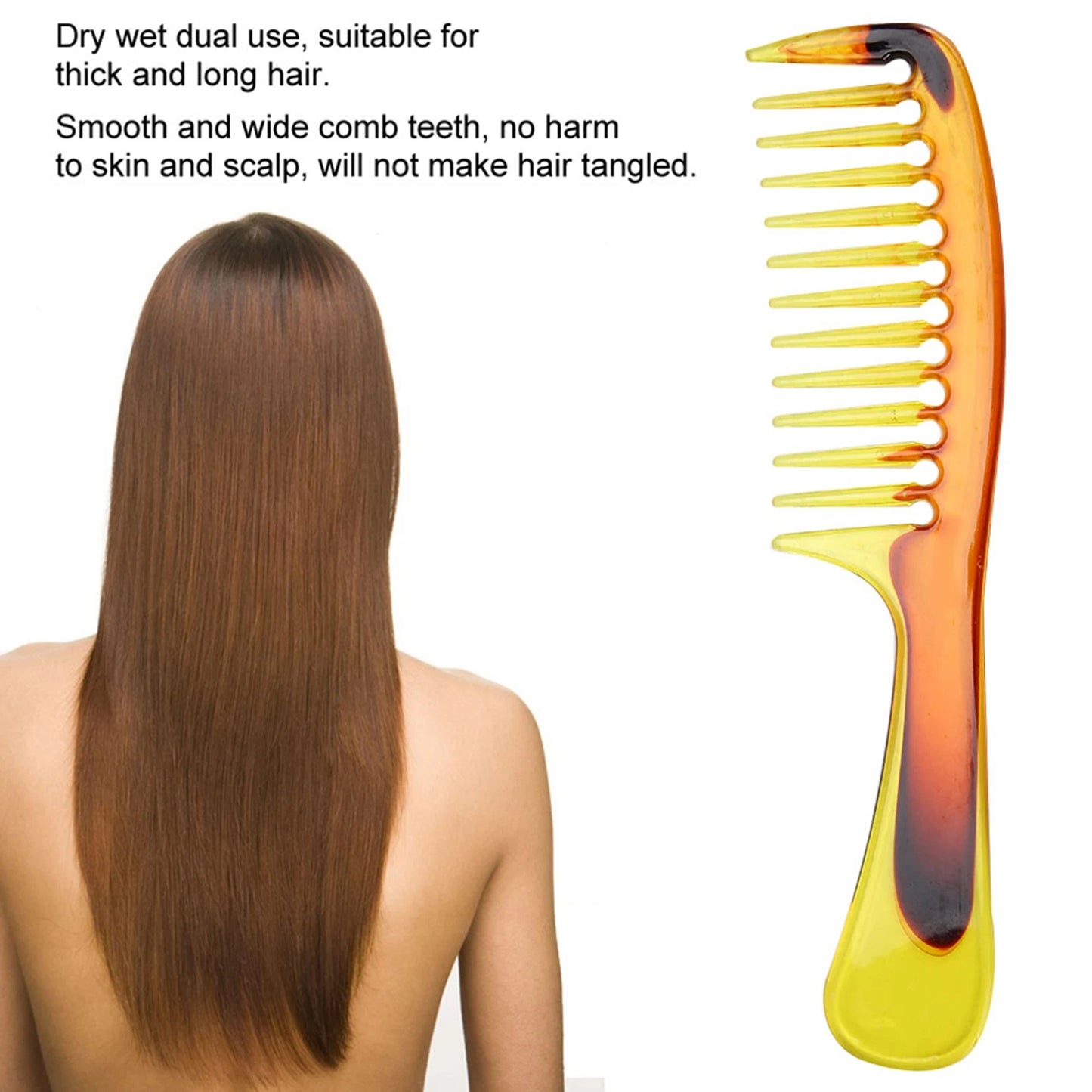 Hair Comb Cut Comb Barbershop Dry Wet Wide Tooth Salon Hairstyle Detangling Comb Hairdressing Rake Comb Styling Tools