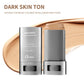 Cream foundation stick, flawless satin powder foundation, long-lasting waterproof full coverage foundation, suitable for conceal