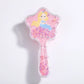 New Cartoon Air Cushion Massage Comb Star Shape Sequins Quicksand Anti-knot Combs for Baby Kids Comb for Curly Hair