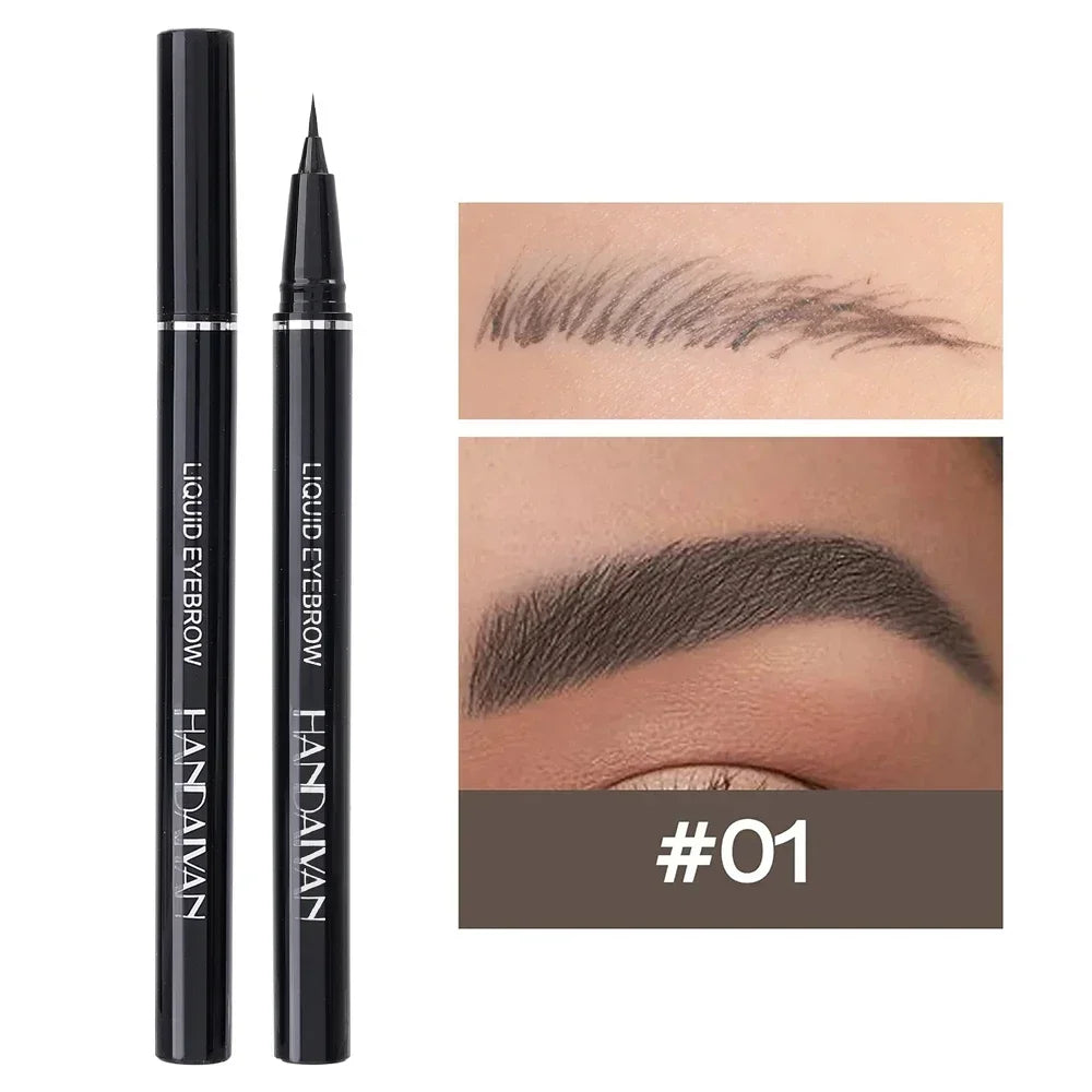 Multi-purpose Liquid Eyebrow Eyeline Pencil Waterproof Easy To Color Ultra Fine Eyeliner Lying Silkworm Pen Eyes Makeup Cosmetic