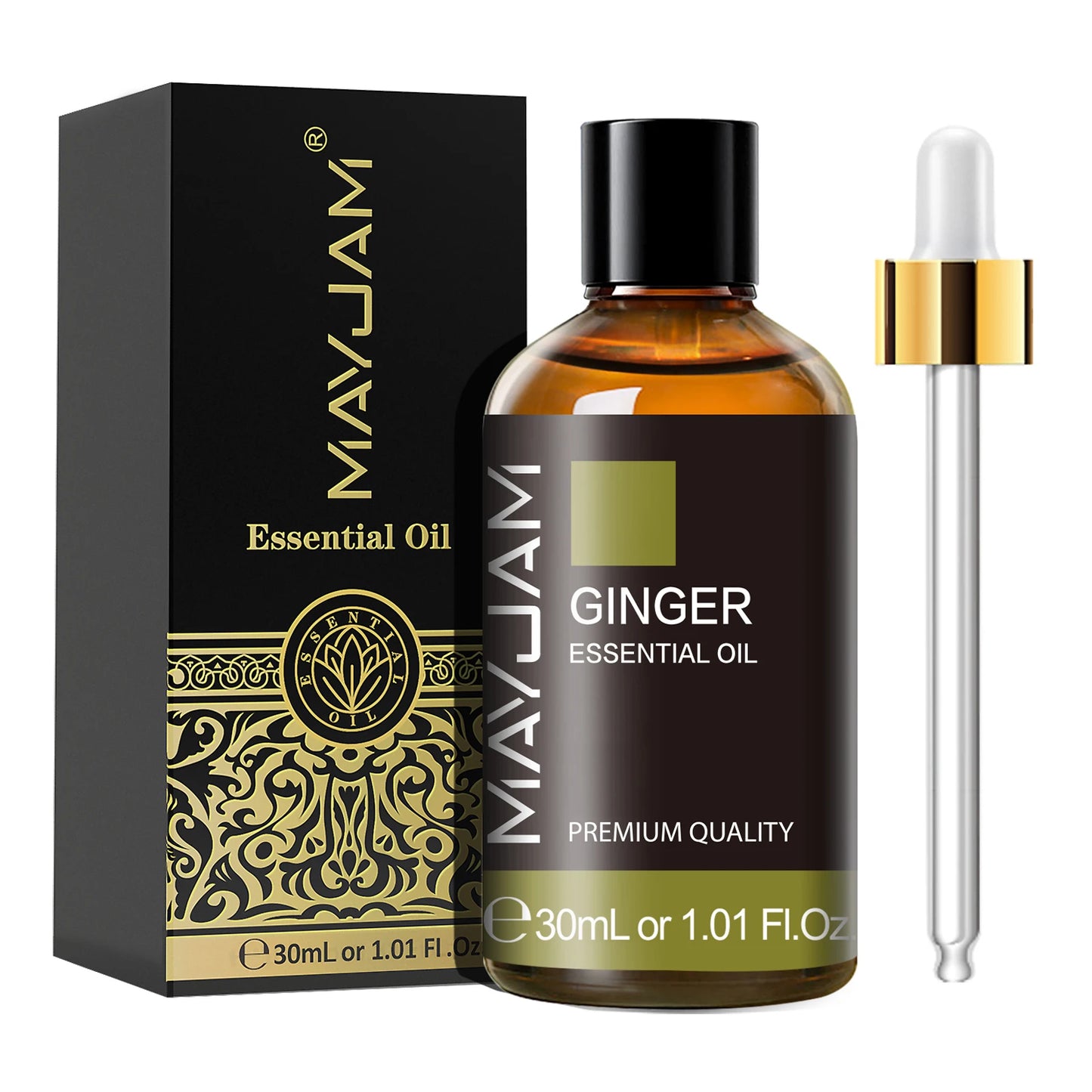 MAYJAM Essential Oil Citronella Jasmine Eucalyptus Sweet Orange Lemongrass Grapefruit Black Pepper Cajeput Cypress Ginger Scents