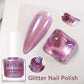 LILYCUTE 7ml Dark Red Nail Polish Water-based Colorful Glitter Sequins Air Dry No Need Cure Nail Art Supplies Gorgeous Color