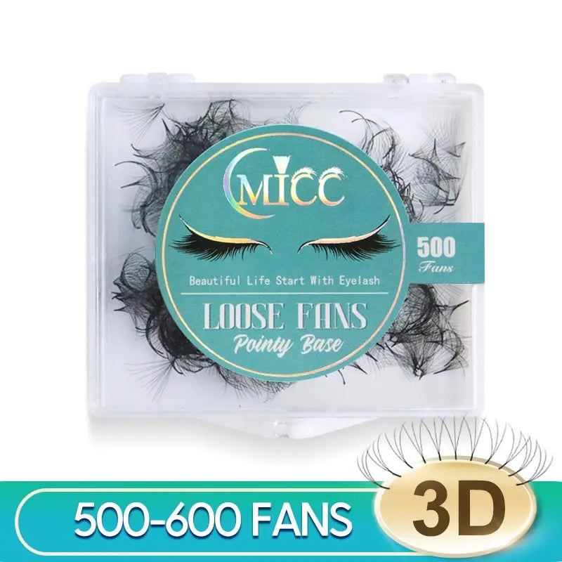 Bulk Lashes Pre Made Fan Short Stem 500 Fans Russian Volume Lashes Premade Fans Volume Lash Individual Eyelash Extension