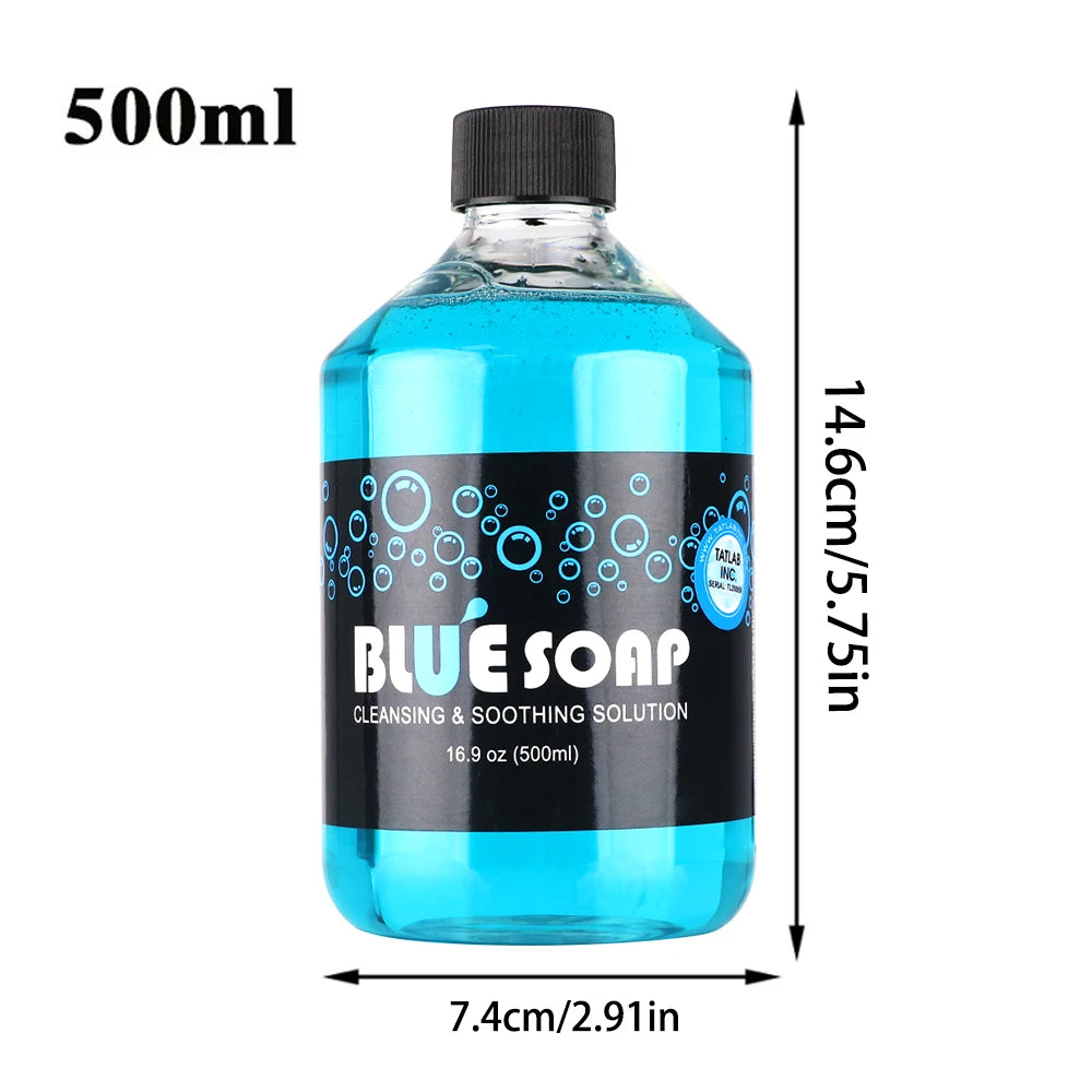 Tattoo Green Soap and Blue Soap - Super Concentrated Tattoo & Piercing Cleanser for Tattoo Studios, Tattoo Artist & Beginner