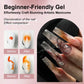 LIMEGIRL 15ML Clear Blooming Gel Polish UV Soak Spread Marble Nail Polish Gel Paint Applicable Nail Art Design Gel