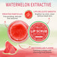 Hllozzi 50g lip scrub jojoba oil vitamin C hydrating moisturizing mild non-irritating watermelon, coconut, apple