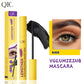 QIC 4D Black Mascara Brown Mascara Thickening, Lengthening, Curling, Waterproof Liquid Fiber Mascara.