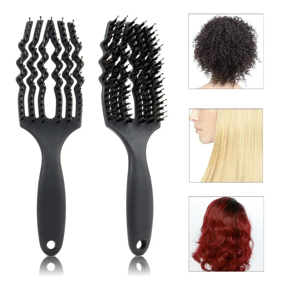 Hair Brush  Hair Comb Detangling Hair Brush Detangle Lice Massage Comb Women Tangle Hairdressing Salon  HairBrush Barber