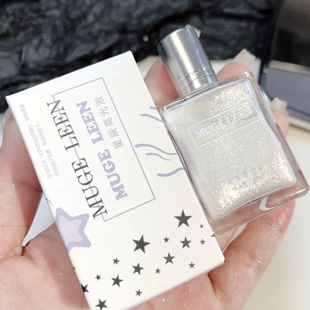 Mini Liquid Highlighter Roller Makeup Pearlescent Body Face Shimmer Shine Eyeshadow Highlighter Contouring Illuminator Cosmetics