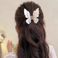 Retro Fairy Butterfly Hair Claw Acetate Crab Hair Clip Sweet Princess Shark Hairpin Women Lady Girl Headwear Hair  Accessories