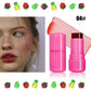 3-in-1 Milk Jelly Tint Facial Blusher Wand Moisturized Long Lasting Matte Rouge Cheek Contour Lipstick Sticker Beauty Makeup