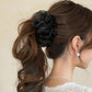 Delicate Sweet Rhinestone Mesh Banana Clip for Women - Versatile Vertical Clip 2026 New Style High Ponytail Hair Clip