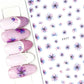 Cherry Blossom 3D Nail Stickers White Flower Petals Nail Art Decals Elegant Wedding Design Spring Sakura Manicure Slider Decor