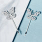 Fashion Bridal Barrettes Clear Crystal Women Hair Ornaments Hair Pins Women Hair Clips Bridal Hair Jewelry Accessories