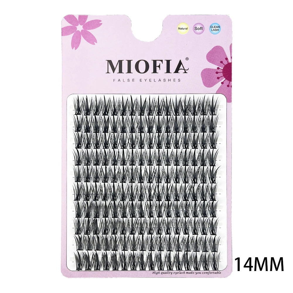 160 Bunches Mink Eyelashes 3D Natural Wispy Russian Volume Individual Eyelash DIY Eyelash Extension Makeup Tool Lashes Wholesale