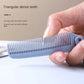 1pcs Portable Folding Comb Hair Brush Anti-static Travel Hair Brush Wheat Straw Folding Hairdressing Styling Beauty Tool