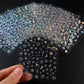 12sheets Laser Sliver Snowflakes/snowballs 3D Christmas Nail Art Decals Dreame Laser Santa Claus Snowman Nail Stickers Charms﻿