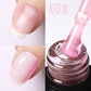 BORN PRETTY Milky Jelly Rubber Base Gel for Gel Nail Polish 15ml Russian Self-leveling Nude Color Soak Off Semi Permanent UV Gel