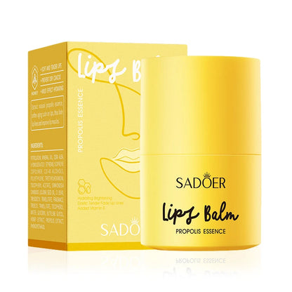 SADOER Honey Propolis Lipstick Plump Lips Moisturizing Nourishing Anti Wrinkle  Lip Balm Lip Plumper Cream Lips Skin Care