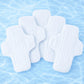 BIAI 5 Pieces Reusable Washable Cotton Pads Soft Skin Friendly Cloth Pads Reusable Reusable Pads for Women Cotton Sanitary Pad