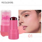 1PC Jelly Blush Stick - Lip & Cheek Dual Use, Easy Contouring, Longwear, Smudge-Proof, Natural Flush, Lightweight