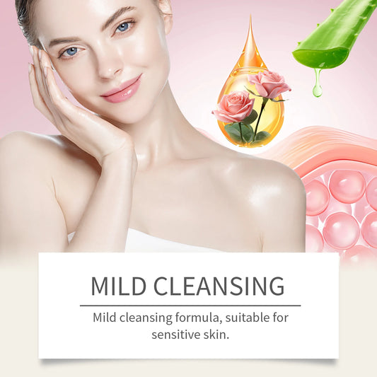 Rose Bath Salts Exfoliating Deep Cleansing Shrinking Pores Long Lasting Fragrance Stress Relief Aromatherapy Shower Body Care