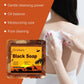 OceAura Lightening Black Soap Oil Control Pore Shrinking Moisturizing Skin Handmade Organic Cocoa Butter Body Cleaning Soap Bar