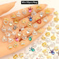 Mix 50pcs 3D Luxury Metal Nail Art Decorations Alloy Shiny Rhinestones Pearl Gems Zircon Diamond Charm DIY Nail Accessories