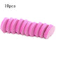 10/25/50pcs Heart Sponge Nail Files Blocks 180/240 Double-sided Polishing Sanding Buffer Washable Sandpaper Manicure Tools