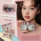Flowerknows 6 Color Eye Shadow Palette Shell's Jewel Matte Pearl Metallic Glitter Eyeshadow Makeup Long-Wearing for Eyes