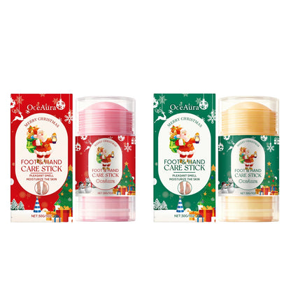 Christmas Hand Foot Cream Repair Softening Dry Cracked Durable Moisturizer Travel Hydrating Nourishing Balm Autumn Winter Gift