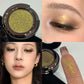 Metallic Glitter Black Blue Eyeshadow Purple Green Metallic Highlighter Eyeshadow Diamond Long Lasting Eye Makeup Women Cosmetic