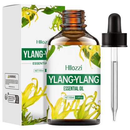 Ylang Ylang essential oil for massage, shower, skin care, diffusion, relaxation, aromatherapy, humidifier, candle making