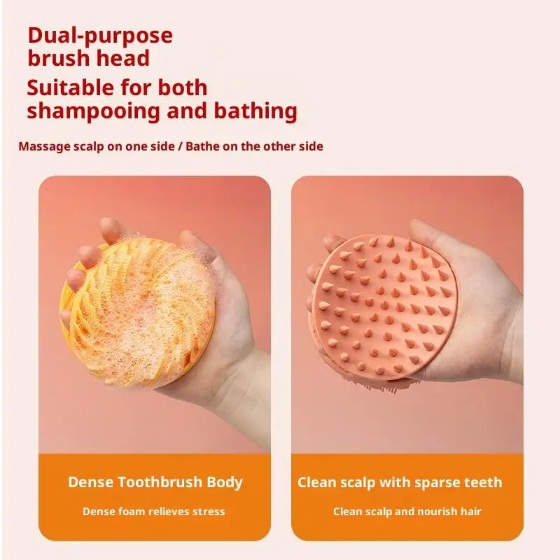 Body scrub, skincare and bath tools, soft silicone body scrub, scalp exfoliating, non irritating shower gel massager