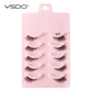 YSDO 5/10 Pairs Half Lashes Cat Eyelashes Soft Natural Clear Band False Lashes Natural Wispy Faux 3d Mink Eyelashes Makeup Tools